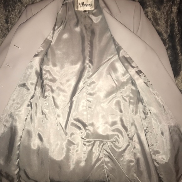 Light Gray Blazer “Made in France” size 6 - Picture 4 of 6